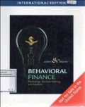 Behavioral Finance: Pscyhology, Decision-making, and marketing
