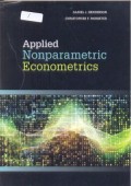 Applied nonarametric econometrics