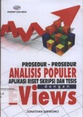 Prosedur - Prosedur Analisis Populer Aplikasi Riset dan Tesis dengan Eviews