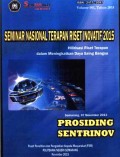 Prosiding Sentrinov, Vol. 001, Tahun 2015 : Seminar Nasional Terapan Riset Inovatif 2015