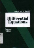 Differential Equations second ed