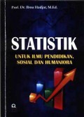 Statistik untuk ilmu pendidikan, sosial dan humaniora