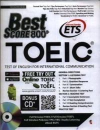 Best score 800+ TOEIC : test of English for international communication
