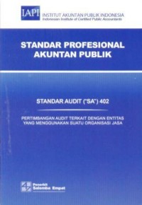 Image of Standar audit SA 402