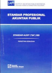Image of Standar audit SA 560