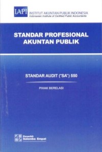 Image of Standar audit SA 550