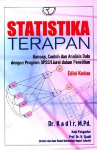 Image of Statistika terapan : konsep, contoh dan analisis data dengan program SPSS/Lisrel dalam penelitian