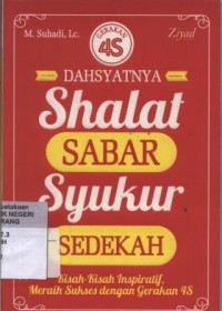 Image of Dahsyatnya Shalat, Sabar, Syukur, Sedekah
