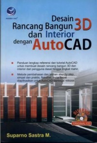 Desain Rancang Bangun 3D dan Interior dengan AutoCAD