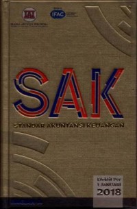 Image of Standar Akuntansi Keuangan Efektif per 1 Januari 2018 Bag.A