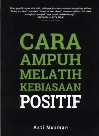 Cara ampuh melatih kebiasaan positif