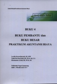 Image of Buku pembantu dan buku besar praktikum akuntansi biaya, buku 4