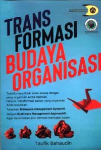 Transformasi budaya organisasi