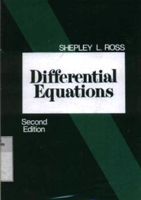 Image of Differential Equations second ed