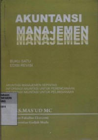 Image of Akuntansi manajemen buku  1