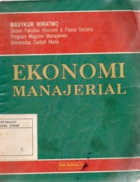 Image of Ekonomi manajerial