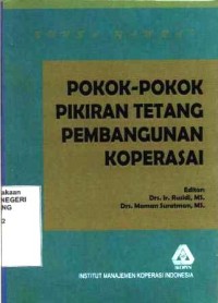Image of Pokok-pokok pikiran tentang pembangunan koperasi