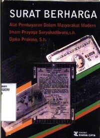 Image of Surat berharga : Alat pembayaran dalam masyarakat modern