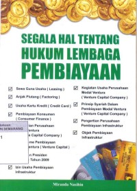 Image of Segala hal tentang hukum lembaga pembiayaan