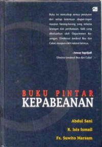 Buku pintar kepabeanan