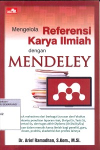 Mengelola referensi karya ilmiah dengan mendeley