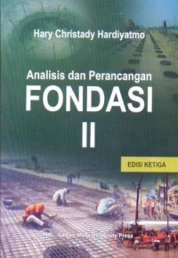 Analisis & perancangan fondasi bagian II