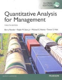 Quantitative analysis for management