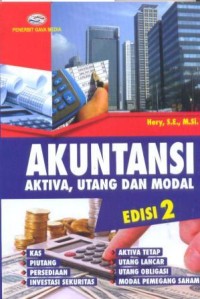 Image of Akuntansi : aktiva, utang, dan modal