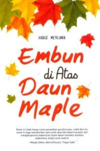 Embun di atas daun maple