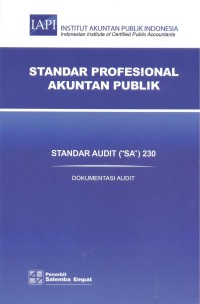 Image of Standaraudit SA 230 : dokumentasi audit