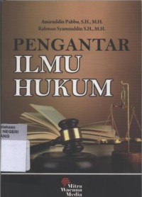 Pengantar Ilmu Hukum