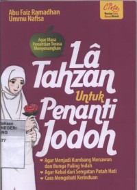 Image of Laa Tahzan Untuk Penanti Jodoh