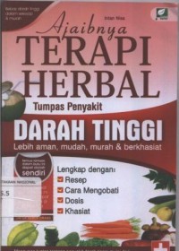 Ajaibnya Terapi Herbal Tumpas Penyakit Darah Tinggi