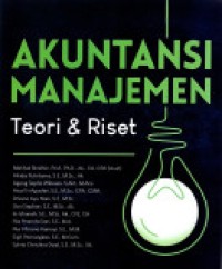 Image of Akuntansi manajemen : teori dan riset