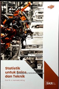 Image of Statistik untuk sains dan teknik